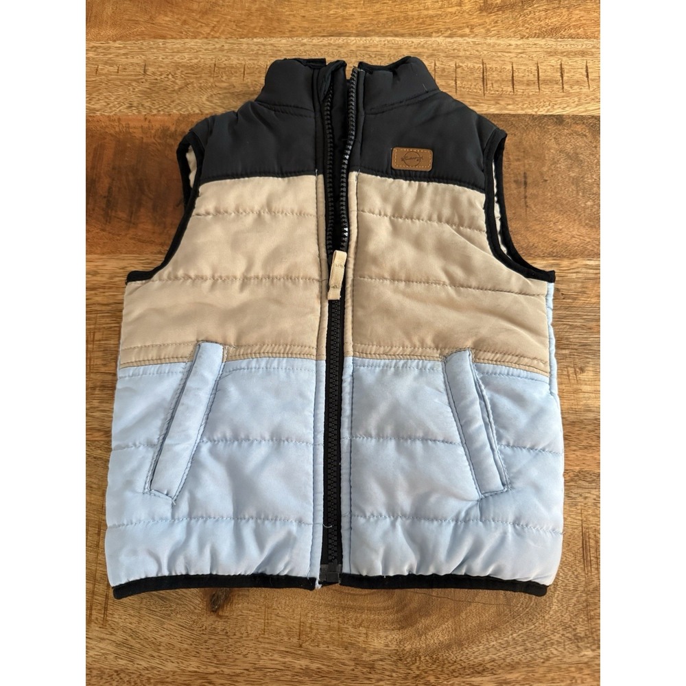 Weatherproof Vintage Toddler Puffer Vest 24M Colorblock Quilted Winter Jacket